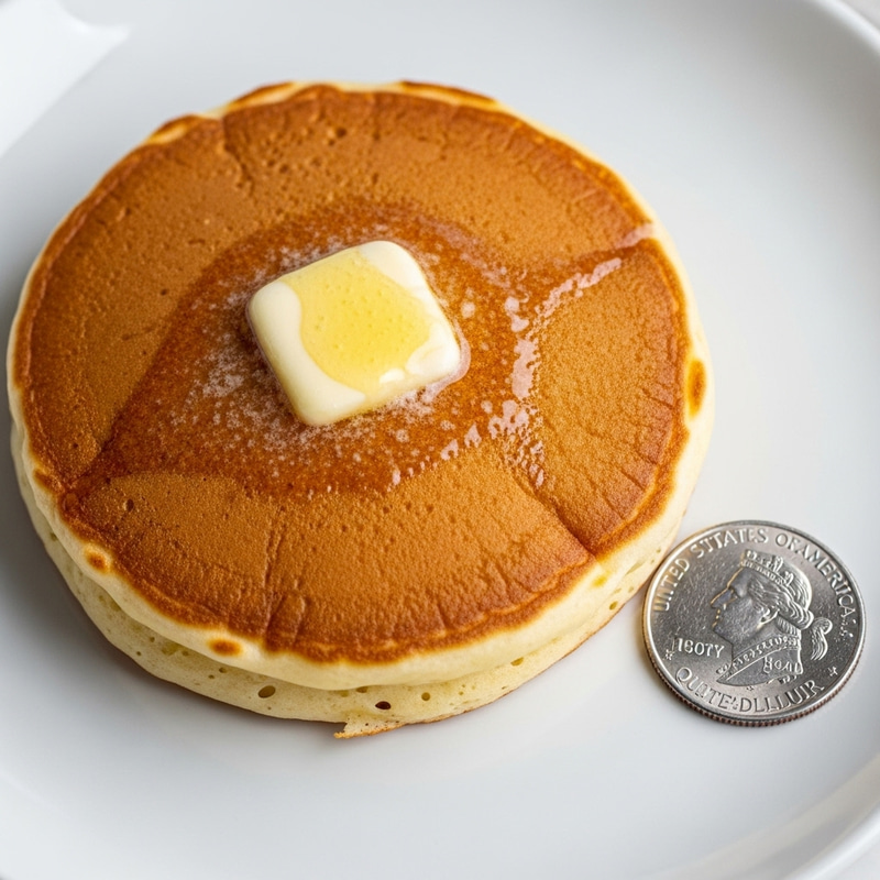 Golden Pancake with Melting Butter - $1 Special