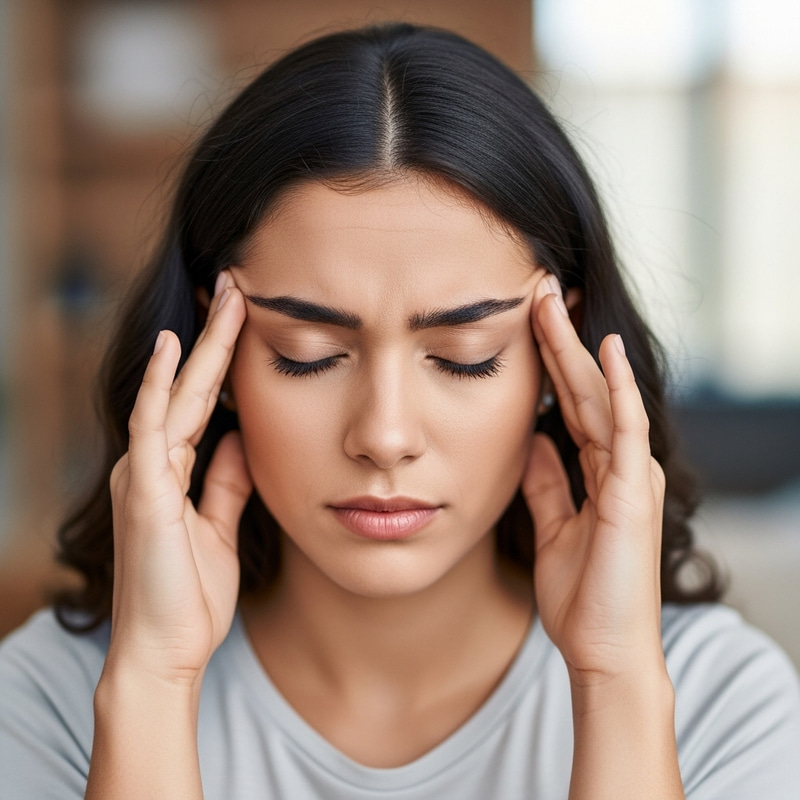 Hispanic Woman with Headache - How to Find Relief