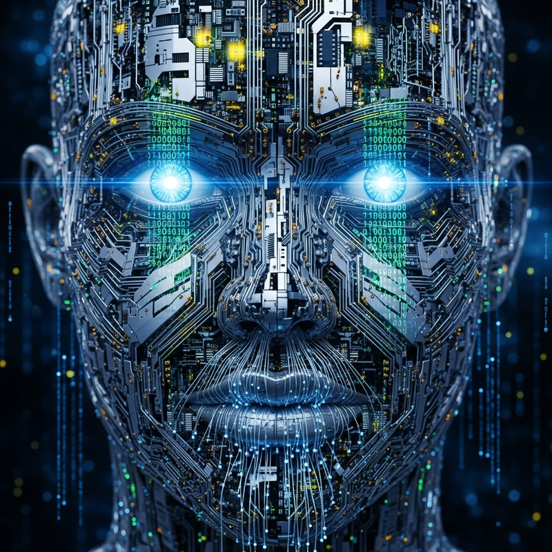 Unique AI Face Design | Digital Interpretation Unique AI Face Design | Digital Interpretation