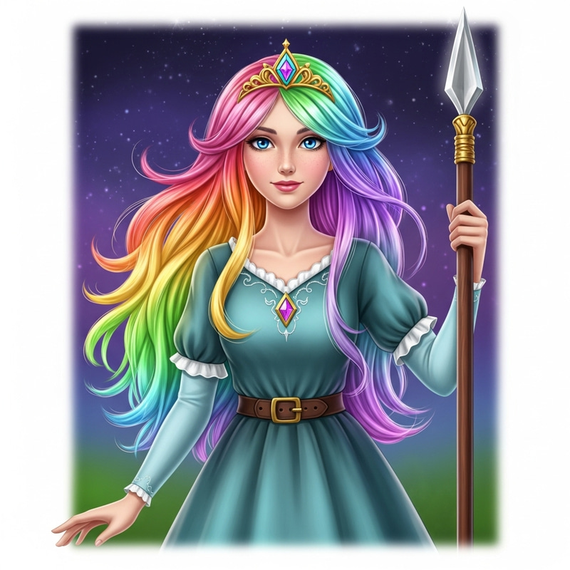 Princess Arella | Rainbow Hair & Adventure Passion Princess Arella | Rainbow Hair & Adventure Passion