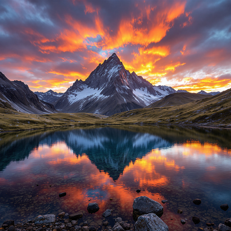 Stunning Mountain Sunrise Landscape Photography Stunning Mountain Sunrise Landscape Photography