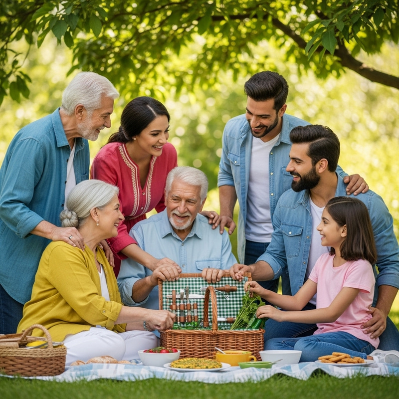 Persian Family Picnic: Generations Celebrate Sizdah Bedar Outing