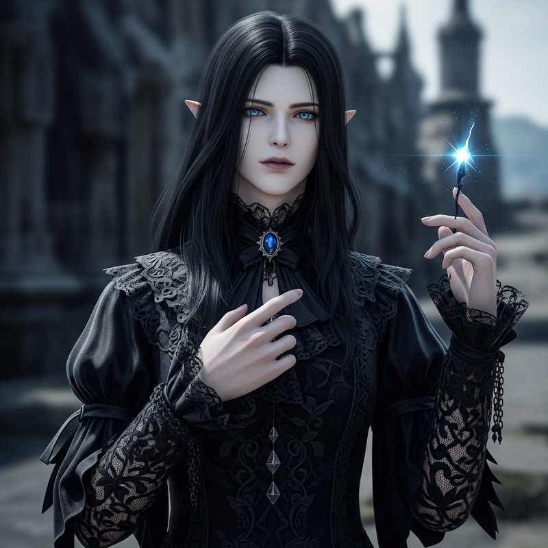 Gothic Elegance: Enchanting Character Portraits Gothic Elegance: Enchanting Character Portraits