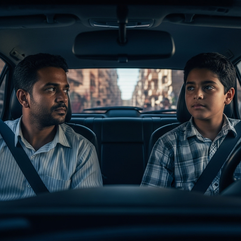 Egyptian Drive: Father & Son in Cinematic Silence Egyptian Drive: Father & Son in Cinematic Silence