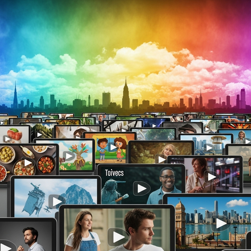 Wide Variety of Video Containers: Cooking, Children's Stories, Science, Travel Wide Variety of Video Containers: Cooking, Children's Stories, Science, Travel