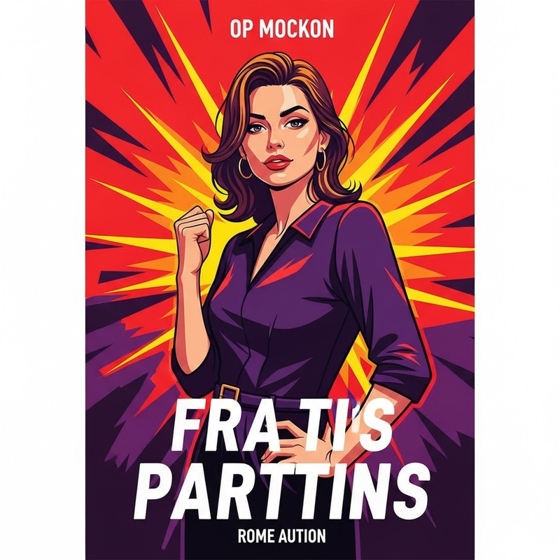 Confident Woman: Modern & Vibrant Autobiographical Illustration