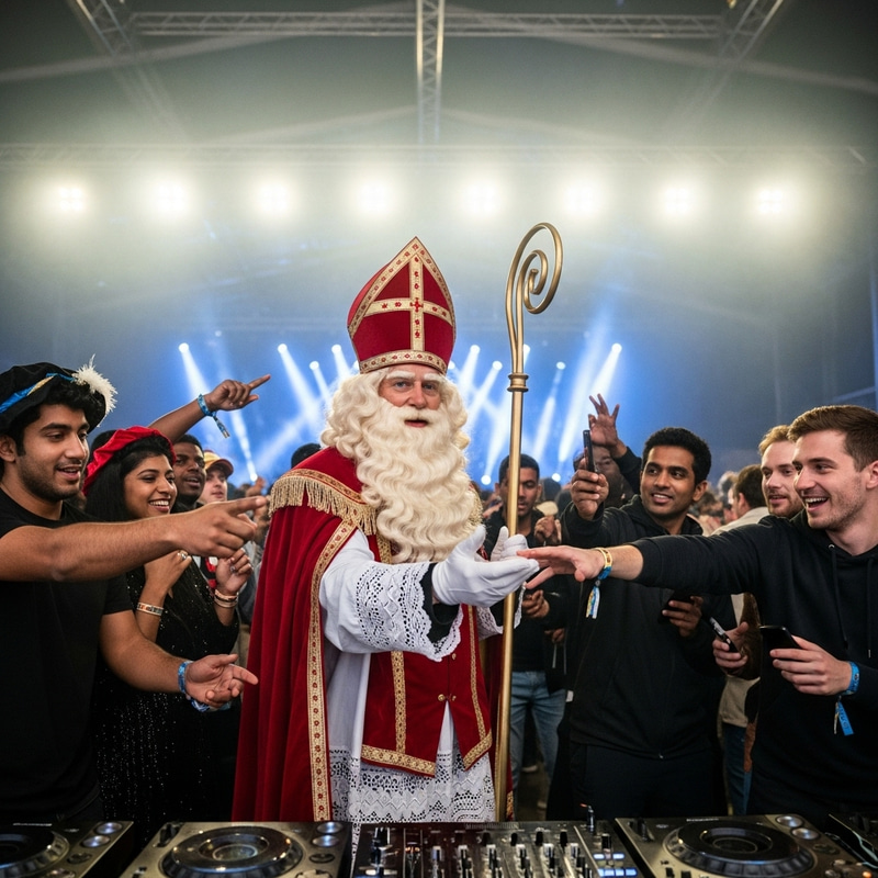 Vibrant Sinterklaas Celebration Unites Cultures at Dutch Techno Fest Vibrant Sinterklaas Celebration Unites Cultures at Dutch Techno Fest