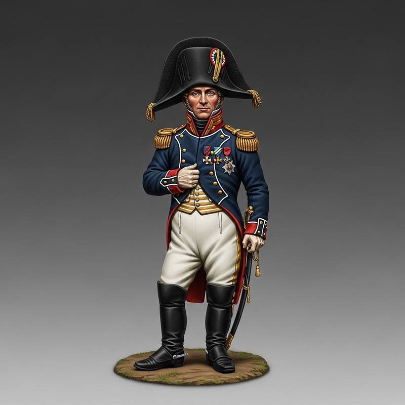 Napoleon in French Military Uniform | Historical Figure Portrait Napoleon in French Military Uniform | Historical Figure Portrait