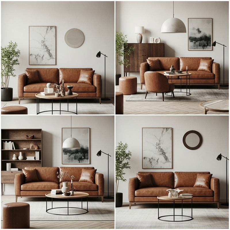 Wabi-Sabi Leather Furniture and Light Luxury Interior Design Wabi-Sabi Leather Furniture and Light Luxury Interior Design