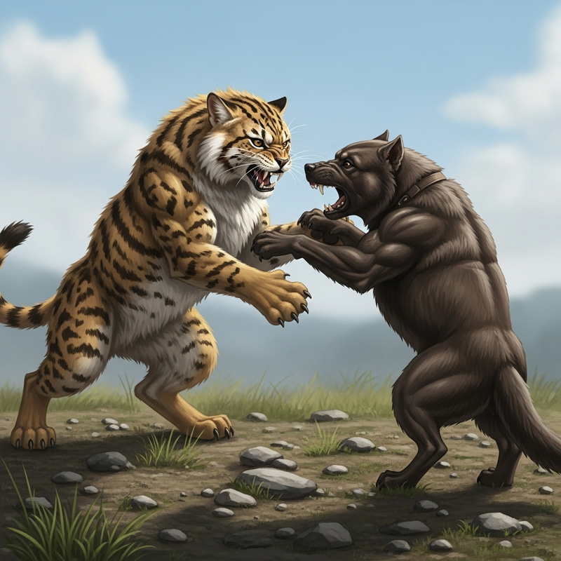 Strong Cat vs. Strong Dog: Epic Animal Battle Strong Cat vs. Strong Dog: Epic Animal Battle