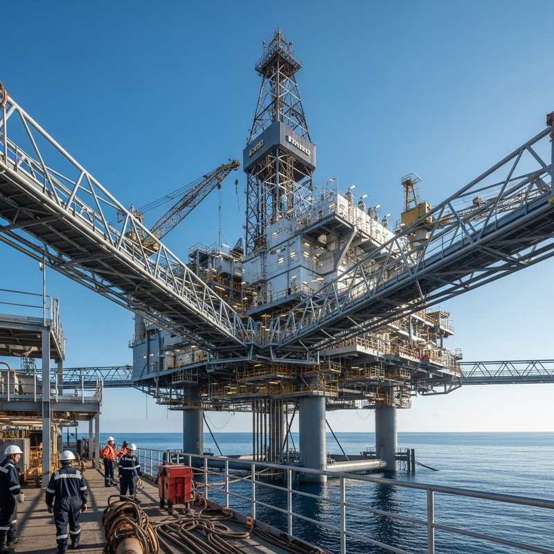 Futuristic Oil Rig: Technology Meets Industry Futuristic Oil Rig: Technology Meets Industry