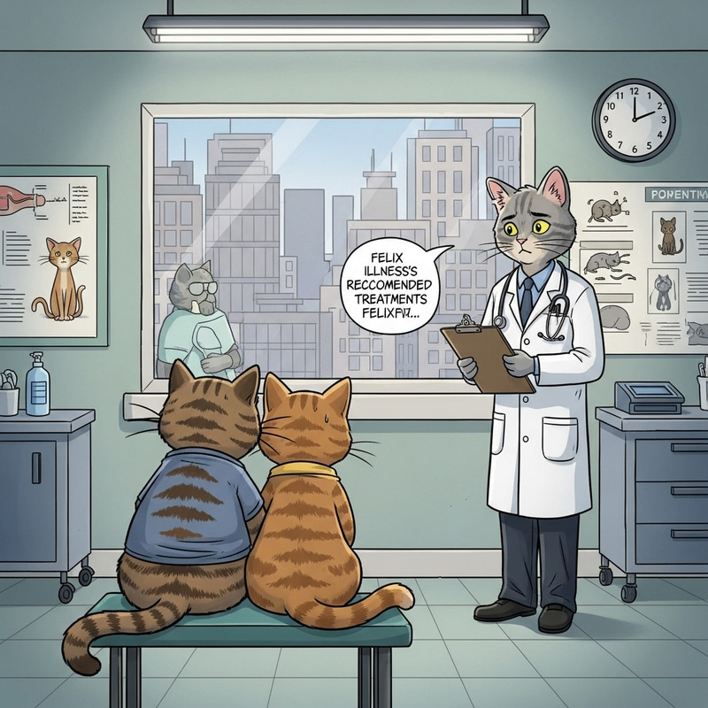 Whiskers and Ginger: Concern in the Waiting Room