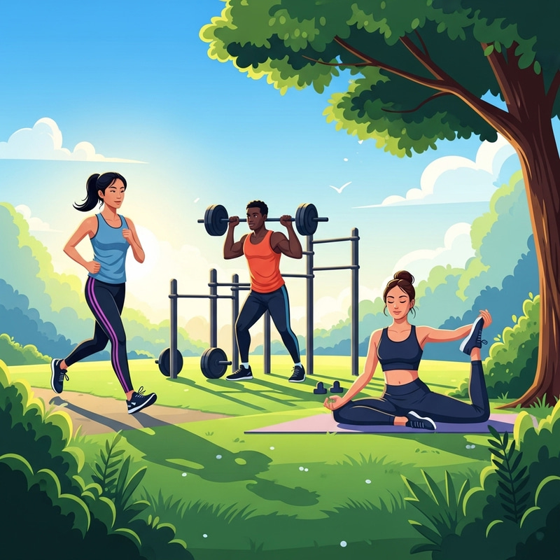 Ideal Body: Morning Health Activities for Diverse Group