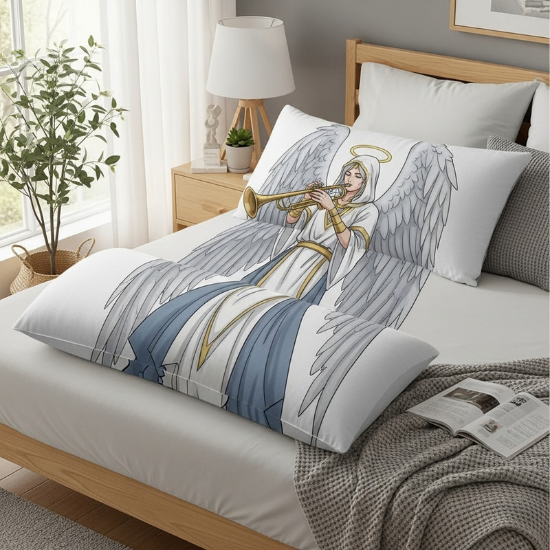 Archangel Gabriel Body Pillow Design - Unique and Serene