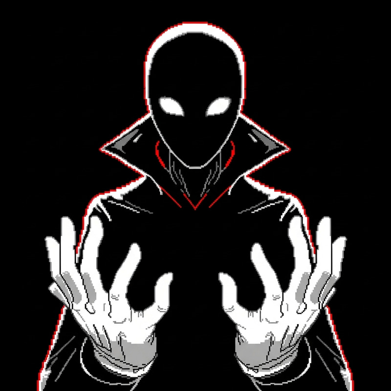 Mysterious Gaster | Enigmatic Gothic Video Game Character Mysterious Gaster | Enigmatic Gothic Video Game Character