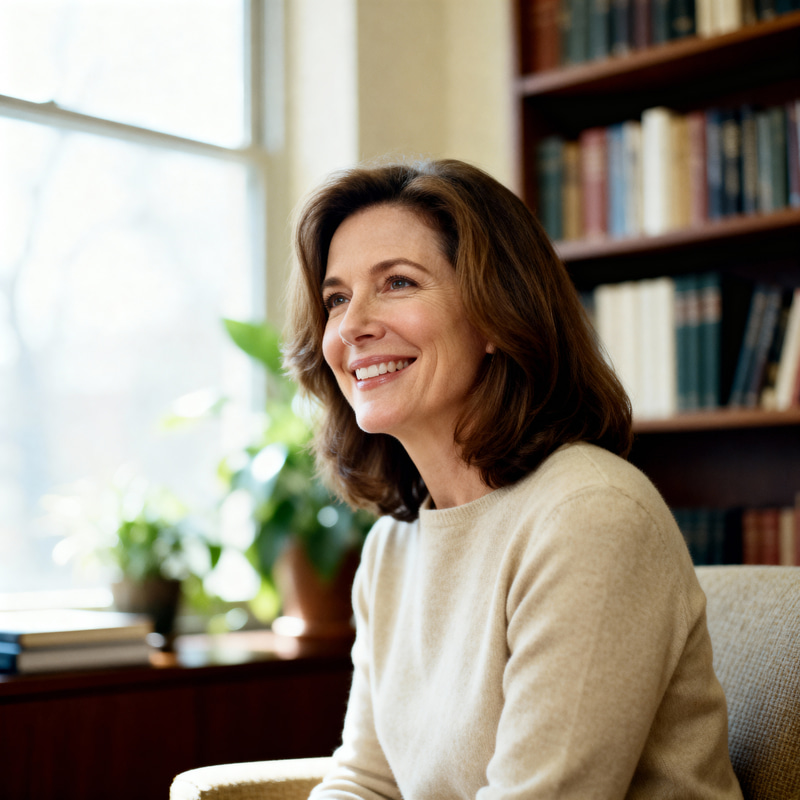 Warm & Approachable Therapist Headshot Warm & Approachable Therapist Headshot