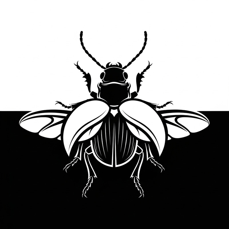 Detailed Beetle Logo Design | Nature Conservation Detailed Beetle Logo Design | Nature Conservation