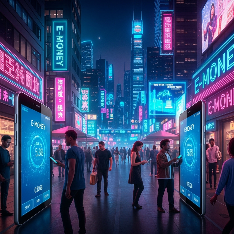 E-Money: A Glimpse into the Futuristic Cashless Society E-Money: A Glimpse into the Futuristic Cashless Society