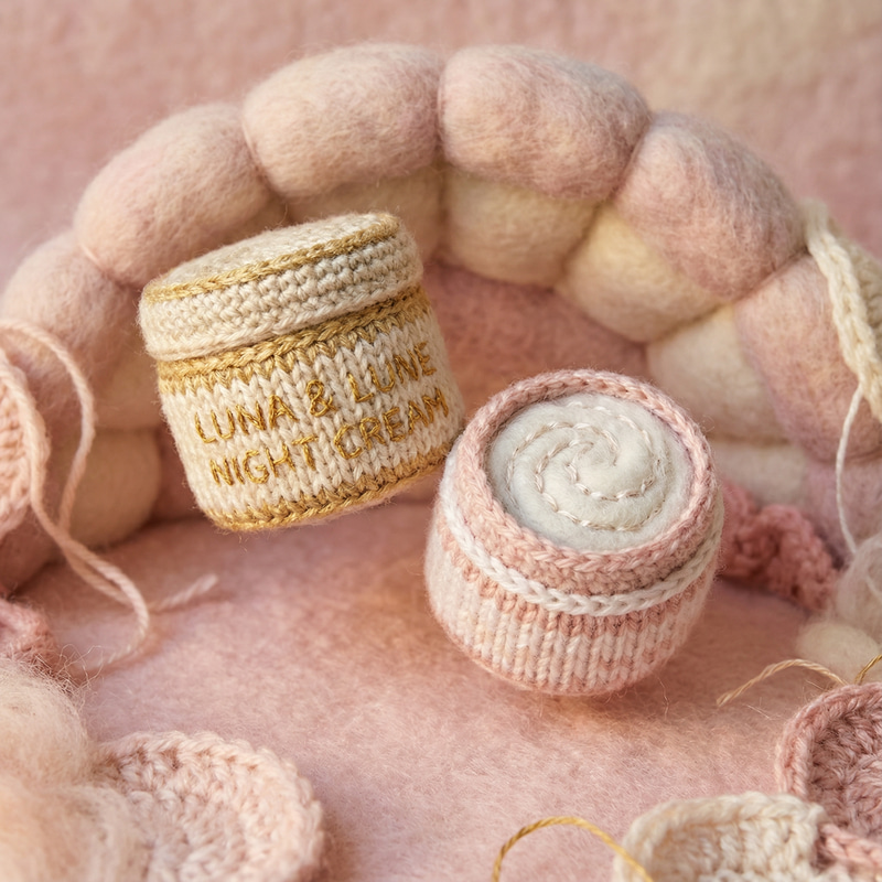 Handcrafted Miniature Beauty: Yarn and Plush Textiles