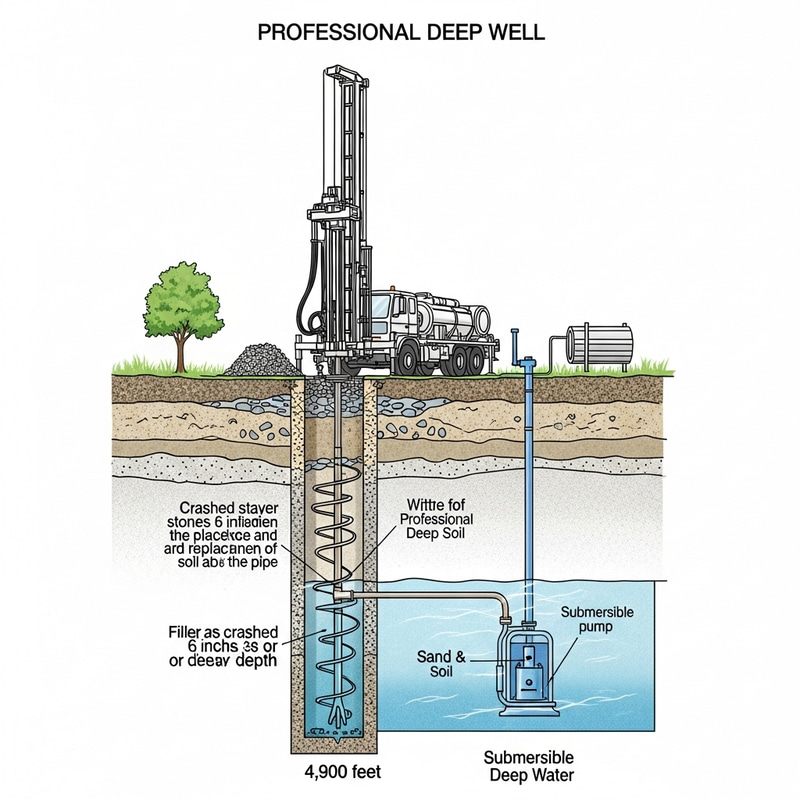 Professional Deep Well Installation: Complete Illustrated Guide Professional Deep Well Installation: Complete Illustrated Guide