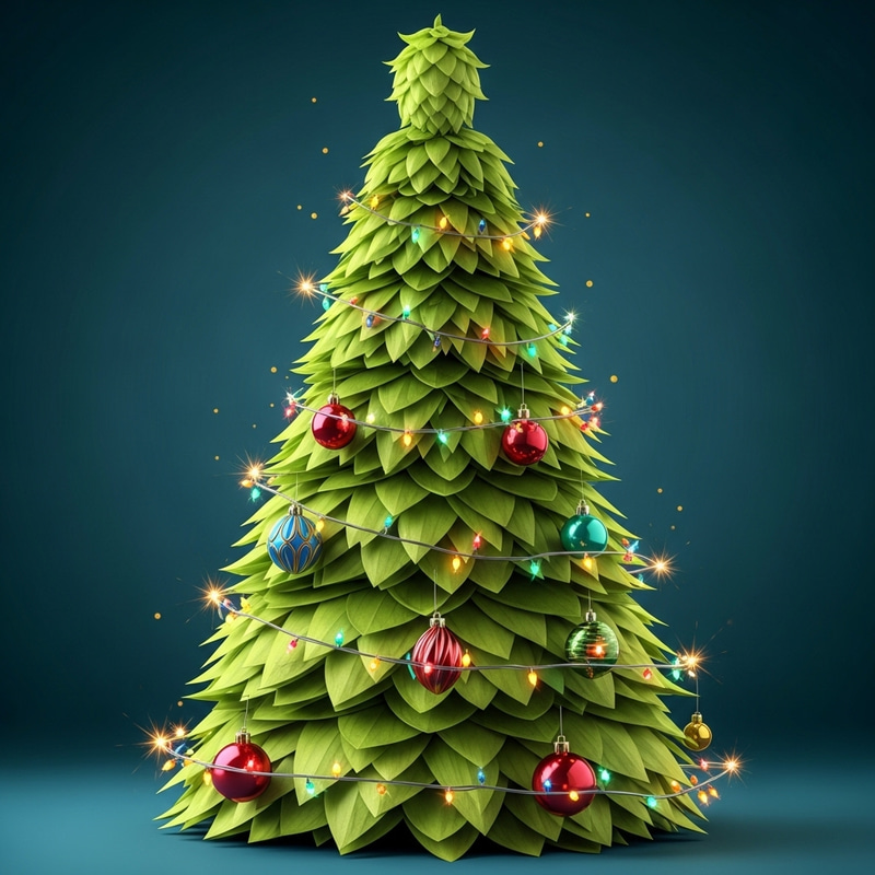 Decorated Hop Cone Christmas Tree Decoration Decorated Hop Cone Christmas Tree Decoration