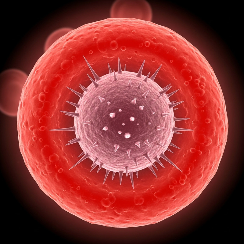 Detailed Red Blood Cell Microscopy Art Detailed Red Blood Cell Microscopy Art