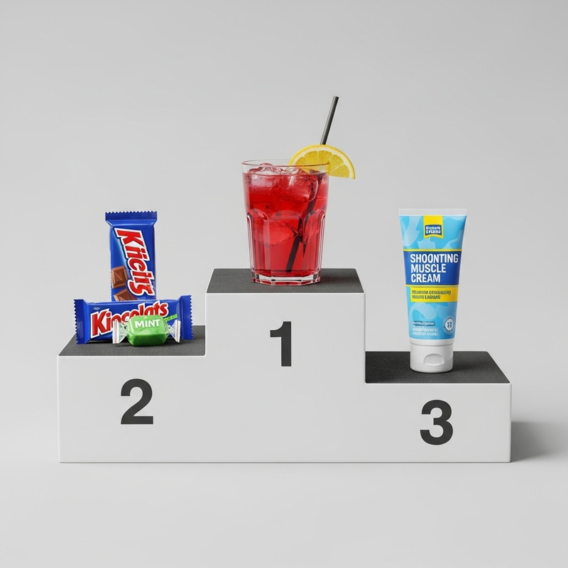 Podium Prizes: Winners Get Chocolates, Mint Candy, Fruit Punch, Cream Podium Prizes: Winners Get Chocolates, Mint Candy, Fruit Punch, Cream