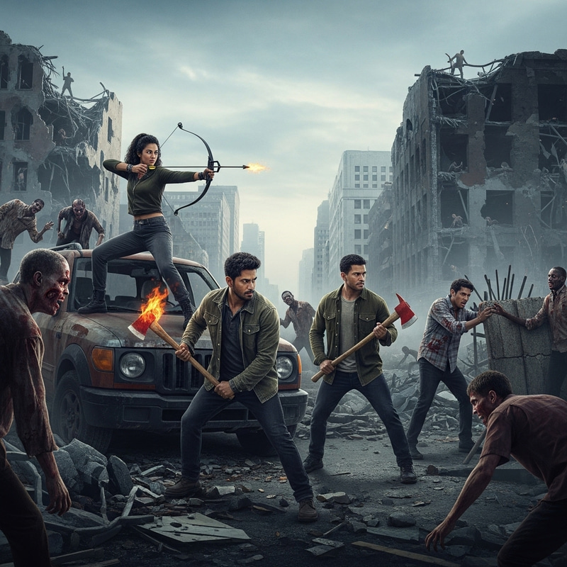 Gritty Survival in a Zombie Apocalypse Gritty Survival in a Zombie Apocalypse