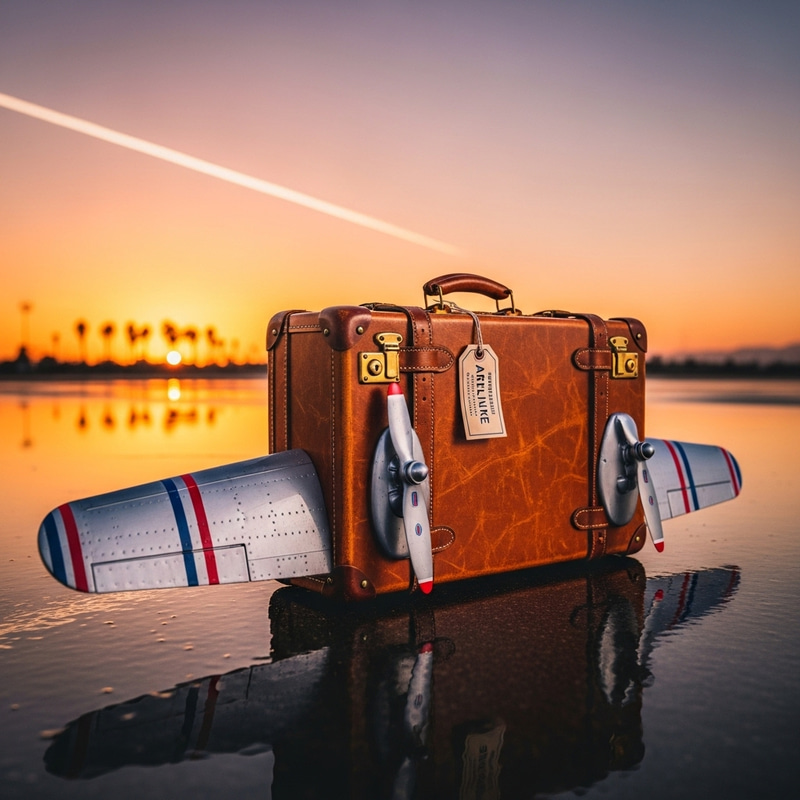 Airplane Winged Travel Suitcase Airplane Winged Travel Suitcase