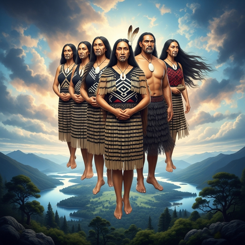 Maori Gods: Ethereal Majesty in New Zealand's Celestial Landscape