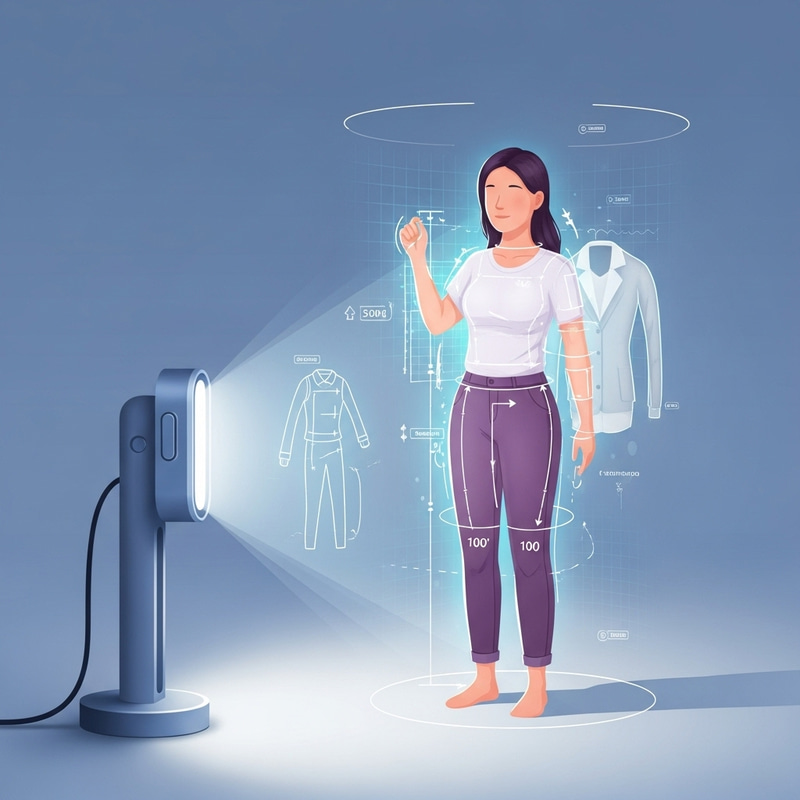 Futuristic Fashion: Holographic Outfit Selection