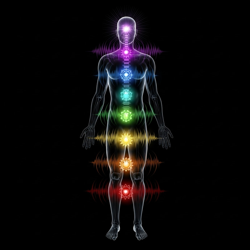 Visual Guide to the 7 Chakras and Frequencies Visual Guide to the 7 Chakras and Frequencies