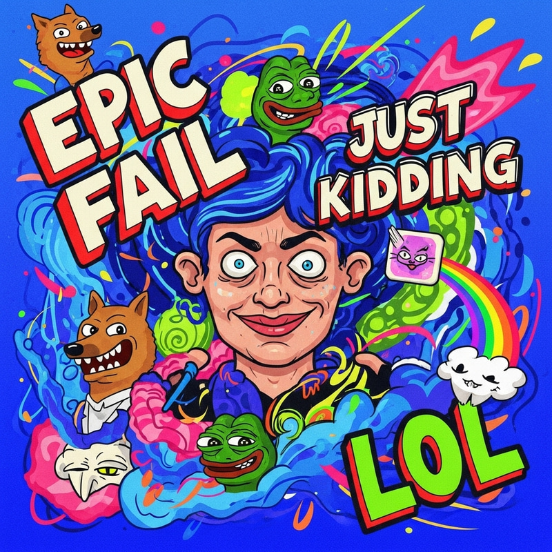 Vibrant Meme-Inspired Illustration: Bold & Playful Style Vibrant Meme-Inspired Illustration: Bold & Playful Style