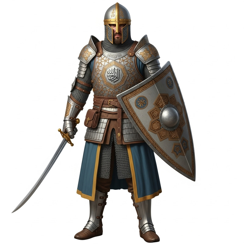 Muslim Knight in Reconquista Era Armor