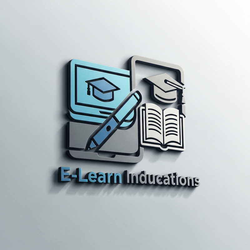 Innovative 3D Online Education Logo Design Innovative 3D Online Education Logo Design