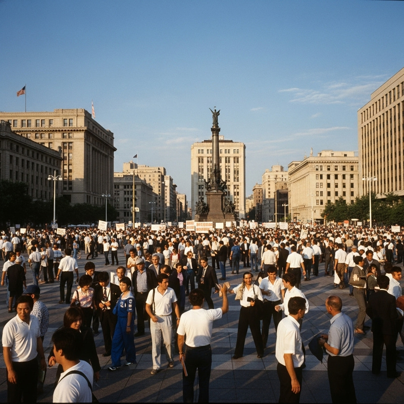 Tiananmen Square on June 4, 1989 Tiananmen Square on June 4, 1989