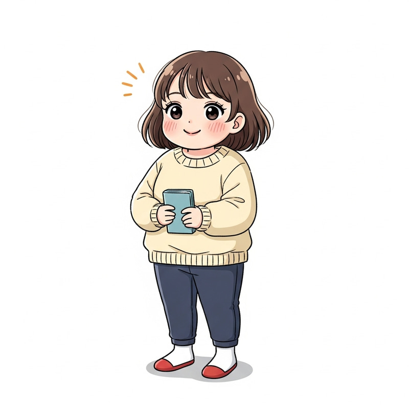 Cheerful Short-Haired Girl | Plump & Adorable Appearance - Lovely and Shy Personality Cheerful Short-Haired Girl | Plump & Adorable Appearance - Lovely and Shy Personality