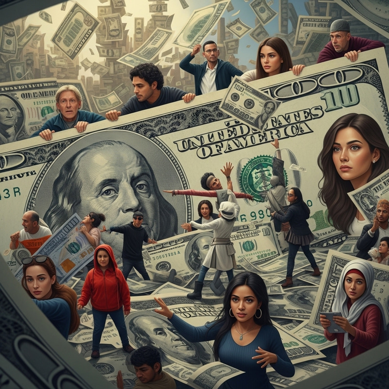 People Eaten by Money: A Surrealist Vision People Eaten by Money: A Surrealist Vision