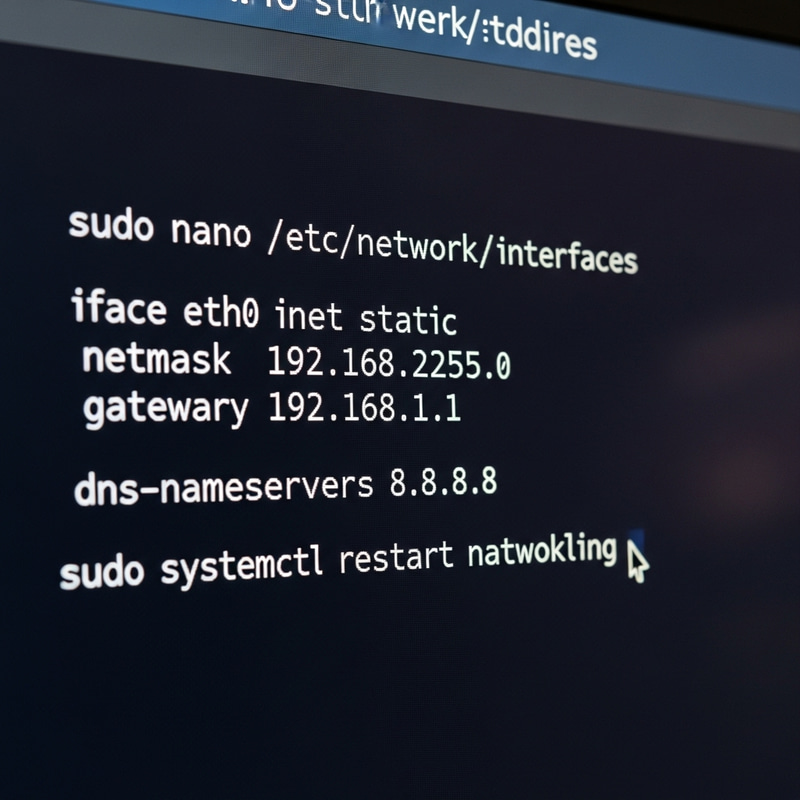 Configure Linux Server Static IP: Command Line Tutorial