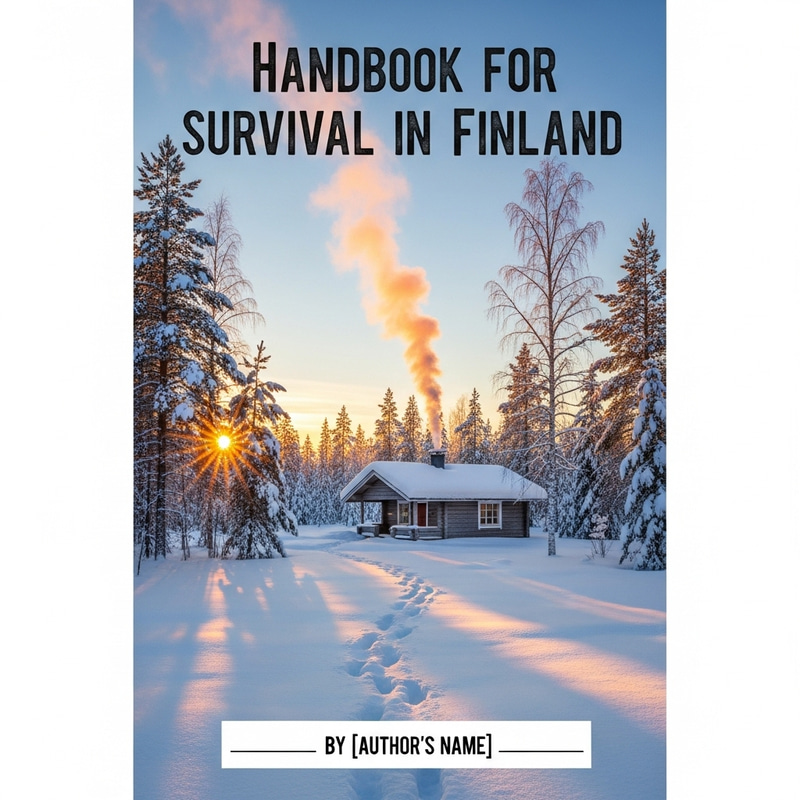 Winter Finnish Landscape - Handbook for Survival in Finland Book Cover