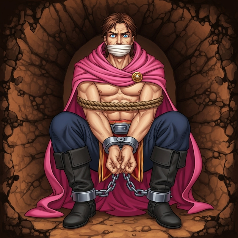 Resilient Muscular Prince in Hidden Underground Chamber