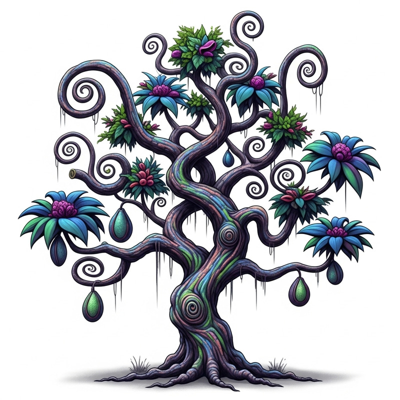 Crazy Tree: A Surreal Natural Wonder Crazy Tree: A Surreal Natural Wonder