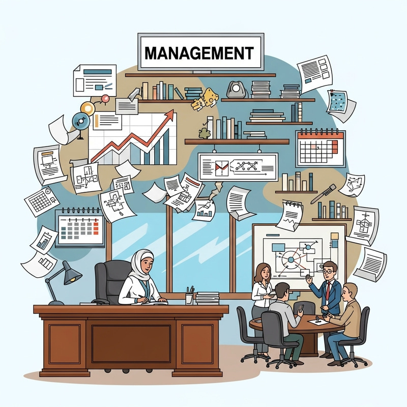 Abstract Depiction of Management | Strategies, Teamwork & Success Abstract Depiction of Management | Strategies, Teamwork & Success