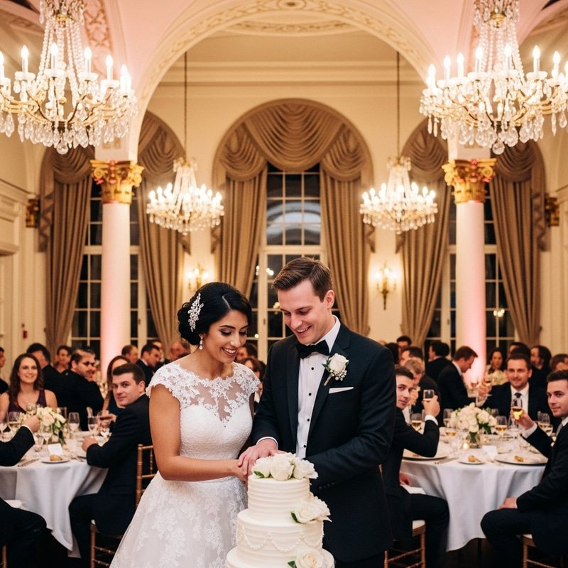 Radiant Bride and Groom at Hotel Excelsior Wedding Radiant Bride and Groom at Hotel Excelsior Wedding