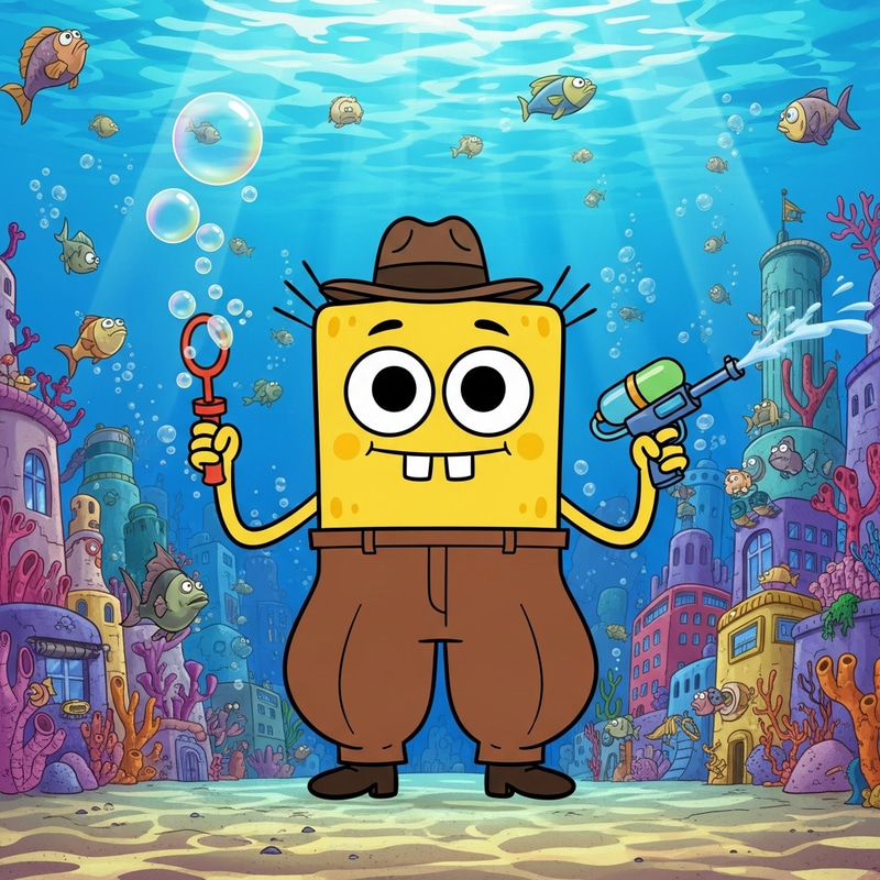 Gangster SpongeBob: A Fun Aquatic Adventure Gangster SpongeBob: A Fun Aquatic Adventure