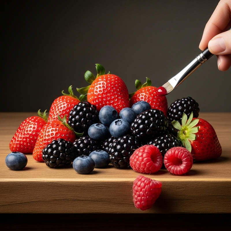 Renaissance Art of Juicy Berries Renaissance Art of Juicy Berries