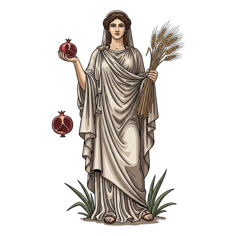 Majestic Fertility Goddess: Symbols of Abundance Majestic Fertility Goddess: Symbols of Abundance