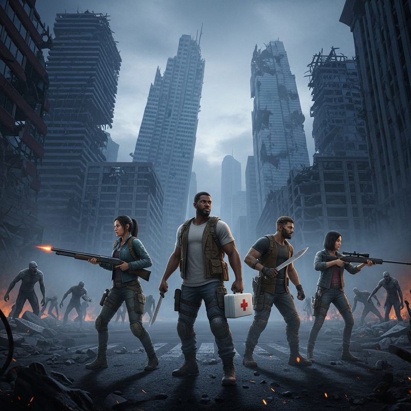 Apocalyptic Video Game World | Global War Theme Apocalyptic Video Game World | Global War Theme