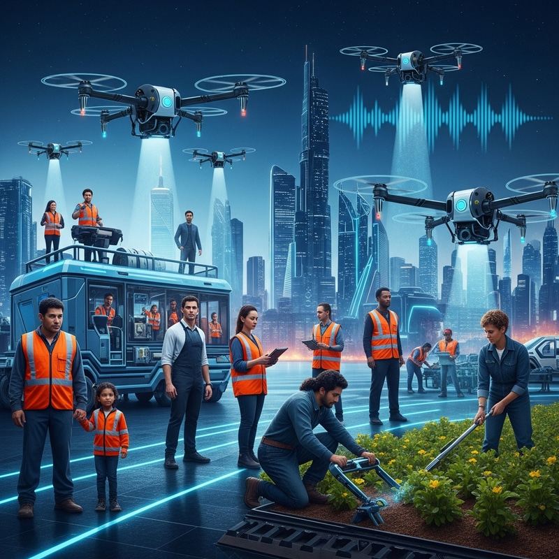 AI-Controlled World: Synergistic Coexistence | Futuristic Vision AI-Controlled World: Synergistic Coexistence | Futuristic Vision