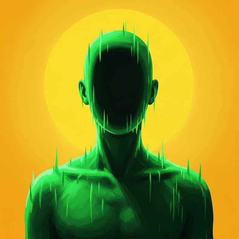 Mystical Green Man Album Cover Art